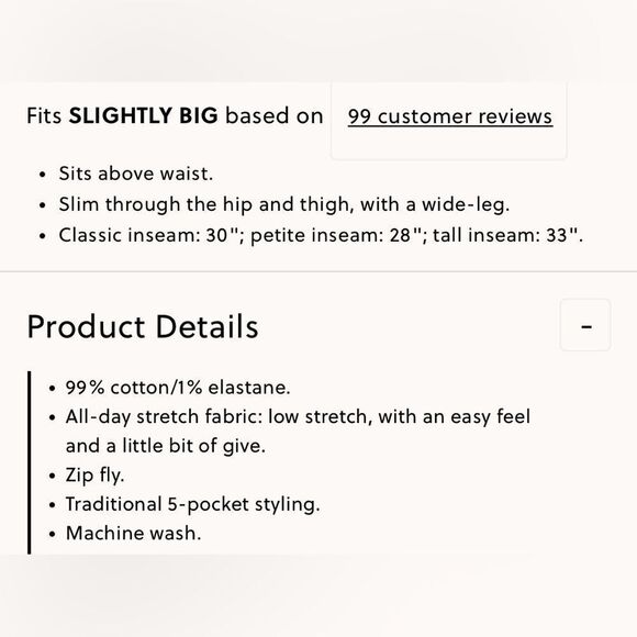 J CREW Factory Classic wide-leg jean in all-day stretch - Picture 5 of 5